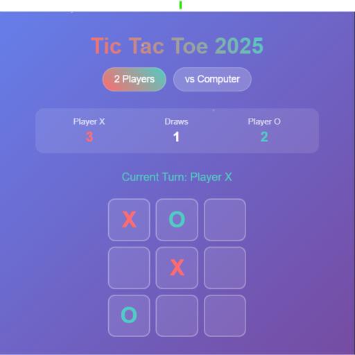 Tic Tac Toe 2025