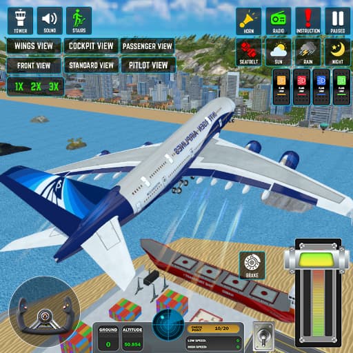 Passenger Airplane: Flight 3D