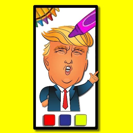 Trump Coloring Time