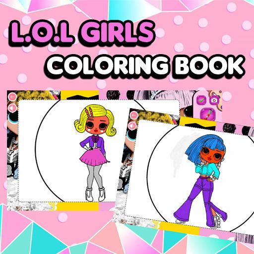 L.O.L OMG Girls Coloring Book