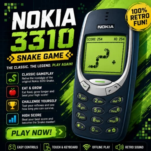 Nokia 3310 Snack Game 