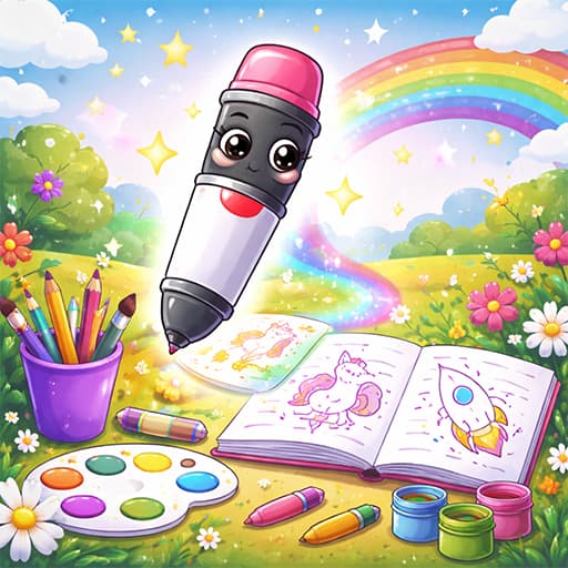 Magic Coloring Book for Little Artists