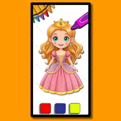 BTS Princess Coloring Book