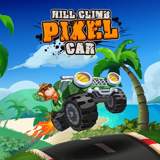Hill Climb Pixel Car