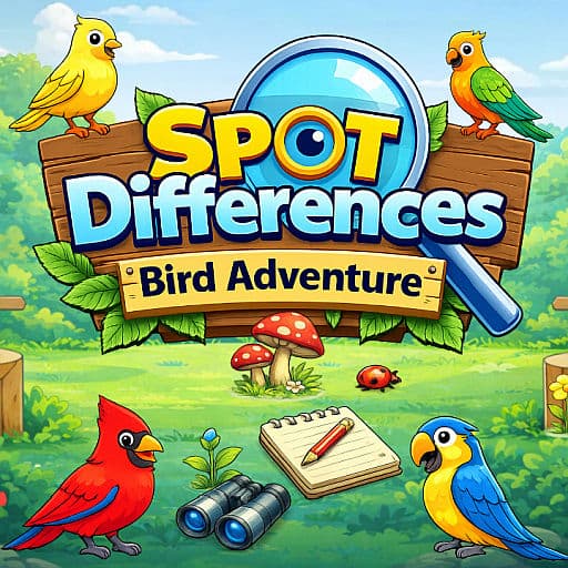 Spot Differences Bird Adventure