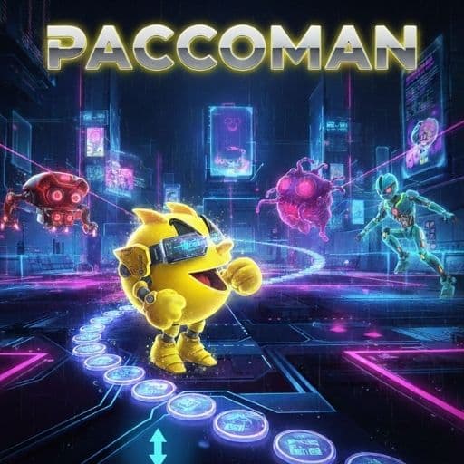 hard neon paccoman