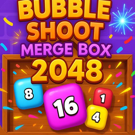Bubble Shoot Merge Box 2048