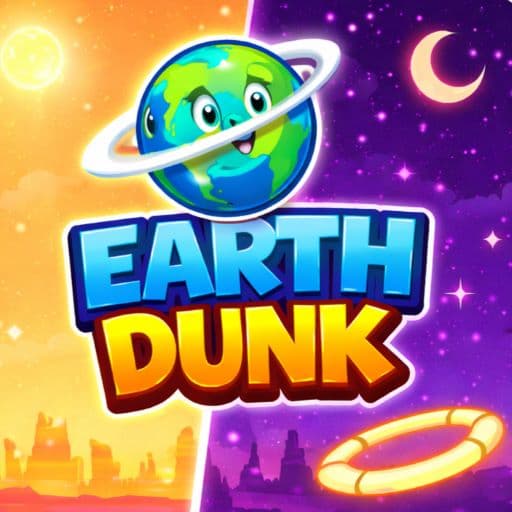 Earth Dunk Physics Arcade Game