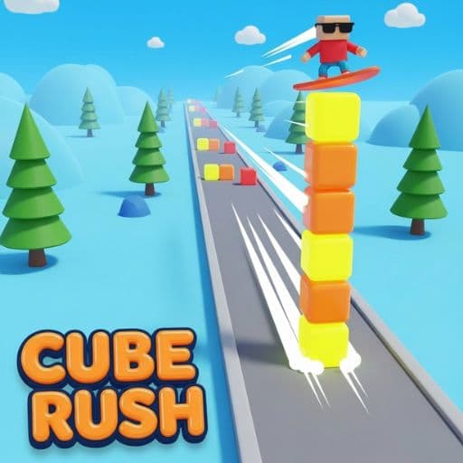 Cube Rush 3D: Survive The Rush