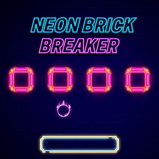Neon Brick Breaker 