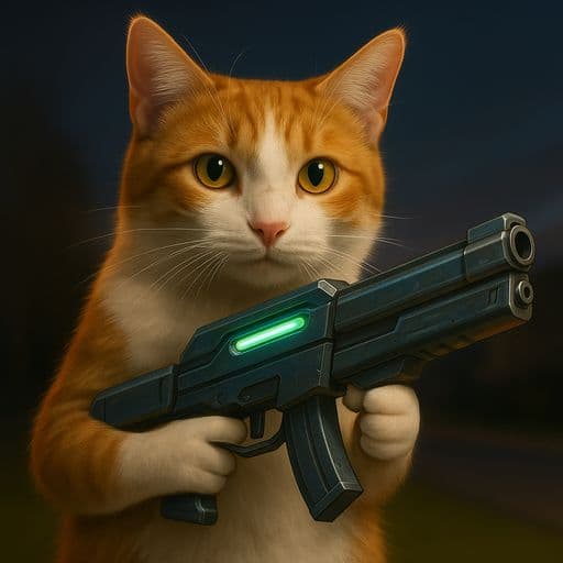 Cat with a Gun Clicker Evolution