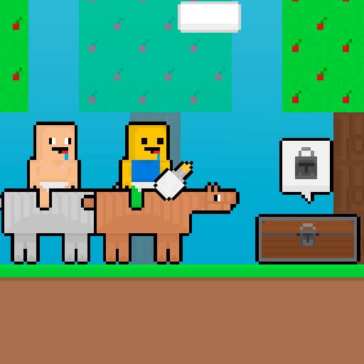 Baby Noob vs Baby Obby Horse