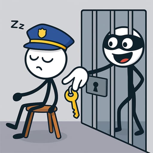 Thief Puzzle Long Hand Game