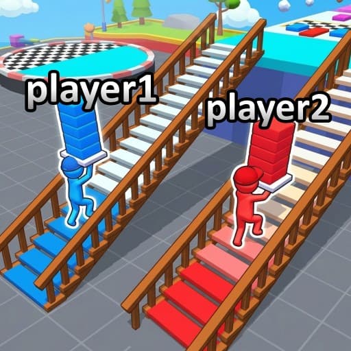 Stairs Races For 2 Players