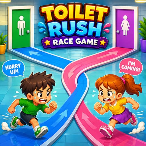 Toilet Rush Race Game