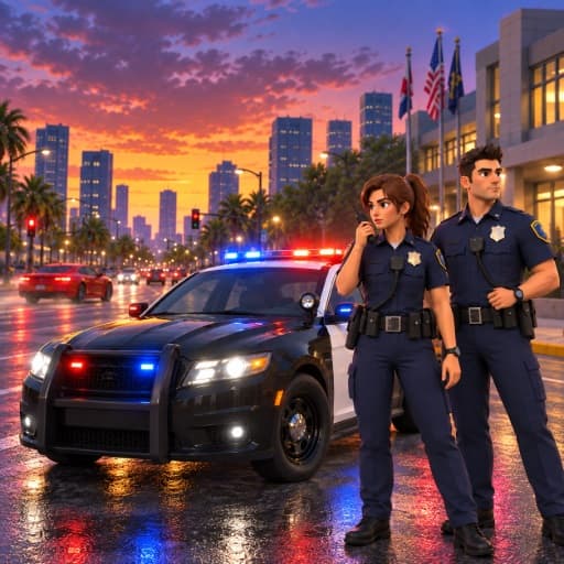 Police Car Chase Prison Escape Game