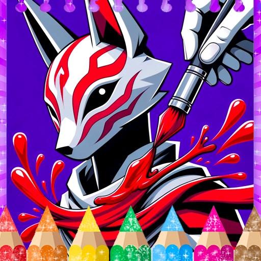 Animals AI Coloring Book