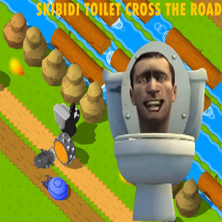 Skibidi Toilet Cross The Road