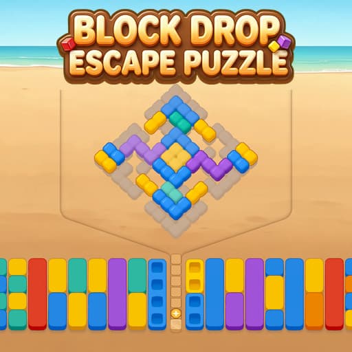 Block Drop Escape Puzzle